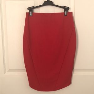 Nice red skirt